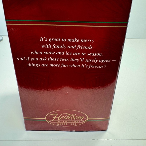 Carlton Cards Ice Pals Dated 1999 2000 Heirloom Collection Christmas Ornament. - Picture 3 of 14